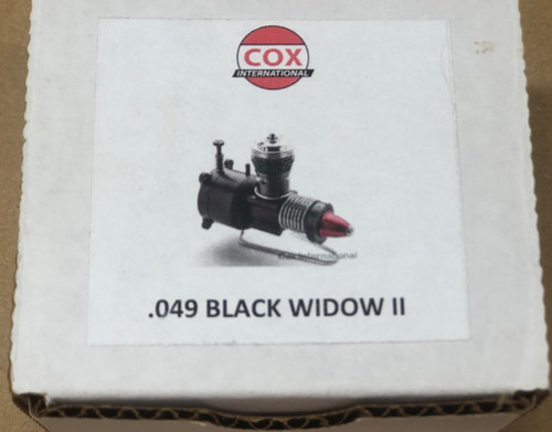 Cox 049 black widow model - cox,